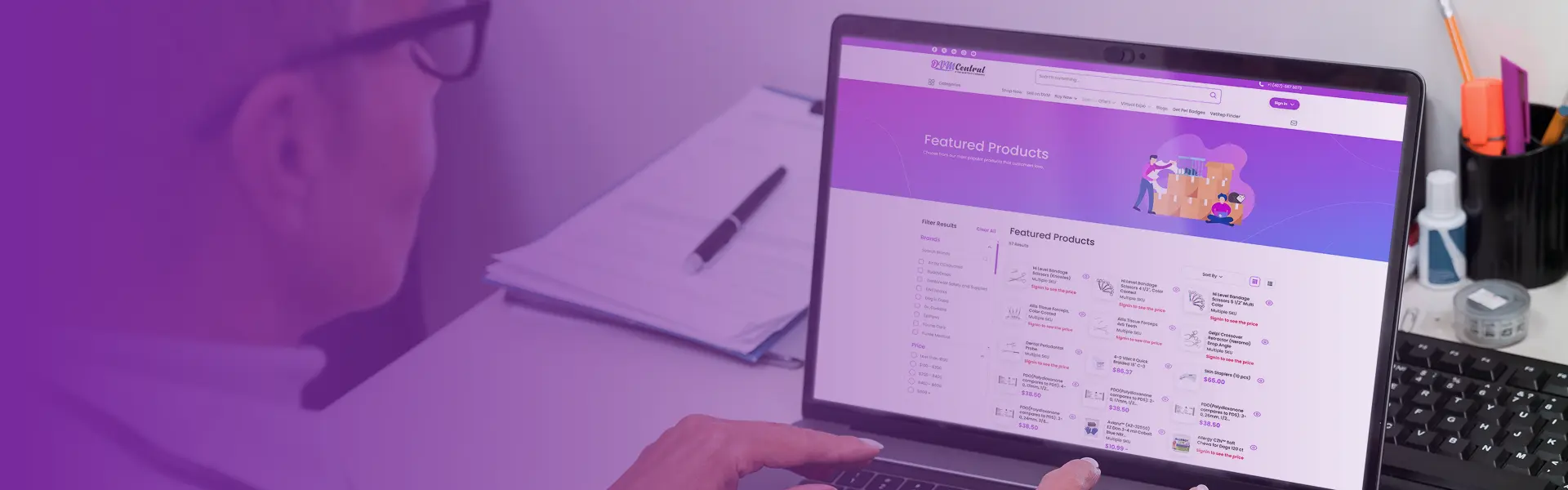 DVM Central - A Veterinary Marketplace