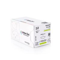 VeterSut - VetLON Nylon Suture 2-0, FS-1, 12 Count (Compares to Ethilon)