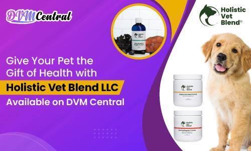 Give Your Pet the Gift of Health with Holistic Vet Blend LLC, Available on DVM Central