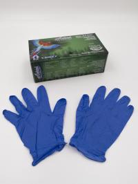 Avianz™ (AZ-32550) EZ Don 3-4 mil Cobalt Blue Nitrile Exam Gloves, Bulk Pack