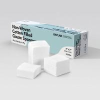 BAYLAB Disposable Non-Woven Cotton Gauze Sponge White