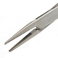 Crile Wood Needle Holder Tungsten Carbide Jaws Serrated 9" Left Hand