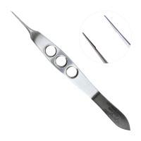 McPherson Suturing Forceps 10cm Straight 5mm Smooth Jaws with Tying Platform