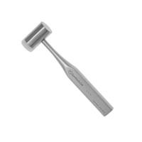 Combination Mallet 7 1/2" 8oz (227g) Head Stainless Steel With One Nylon Cap 25mm Aluminum Handle