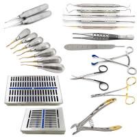 GV Dental Kit with Luxating Elevators, Micro Serrations and Sterilization Cassette