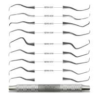 Gracey Curette Set of 9 with Cassette Tray