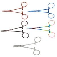 Halsted Mosquito Forceps 4 3/4", Color Coated, Curved
