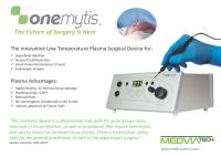 OneMytis 2 AirPlasma Surgical Device