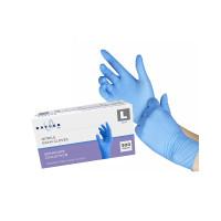 Signature Collection 100% Nitrile Exam Gloves Blue